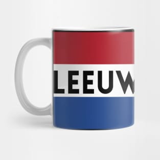 Leeuwarden City in Dutch Flag Mug